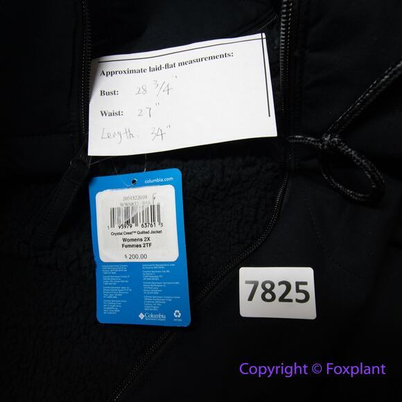 New! Columbia Women's Crystal Crest™ Quilted Jacket Plus‎ Size 2X - Picture 16 of 16